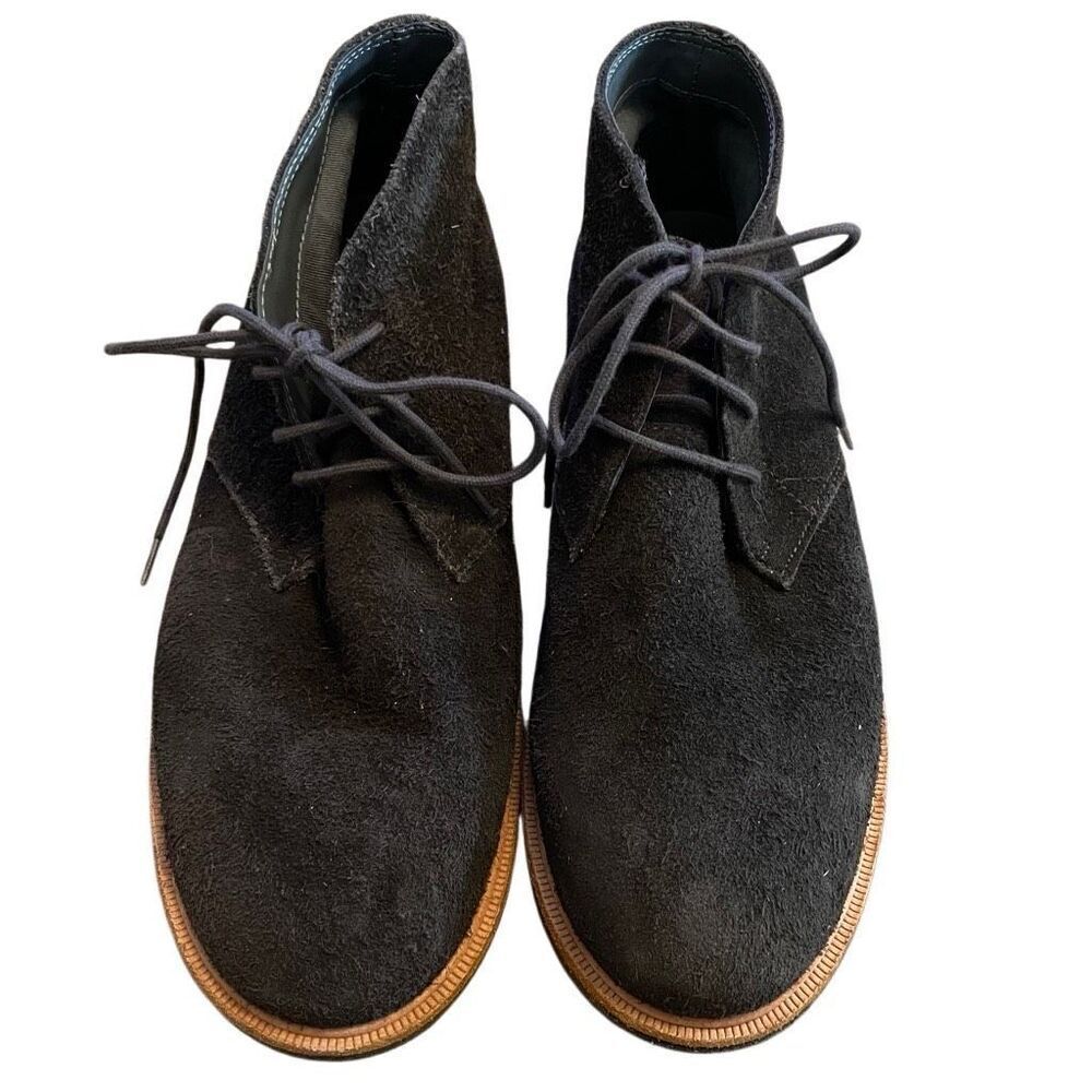 Frank Wright Mens Baxter Chukka Boots 9 Suede Leather Brown Ankle Boots Lace Up